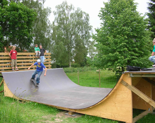 Skating i rampen